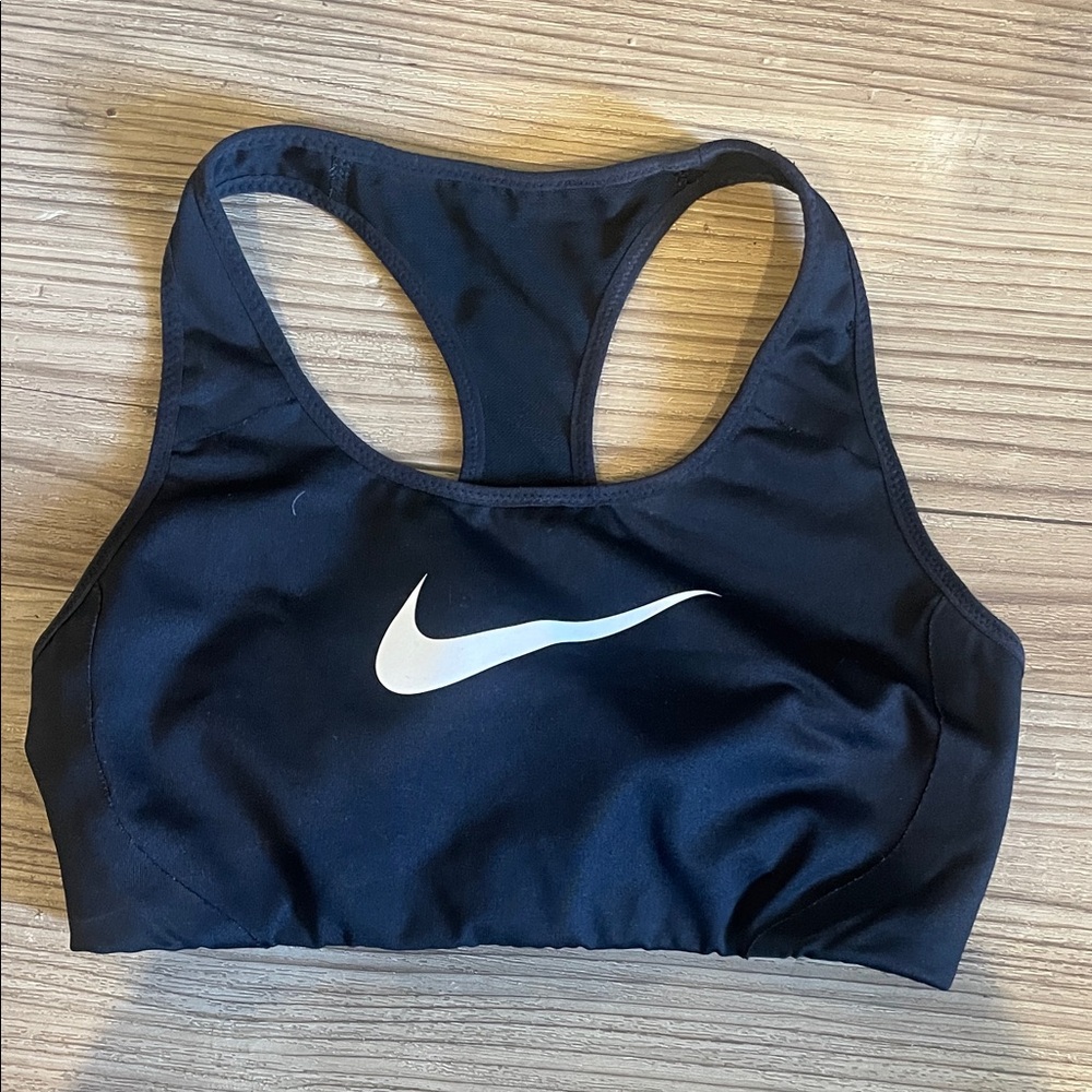 Nike Women's Black and White Sports Bra